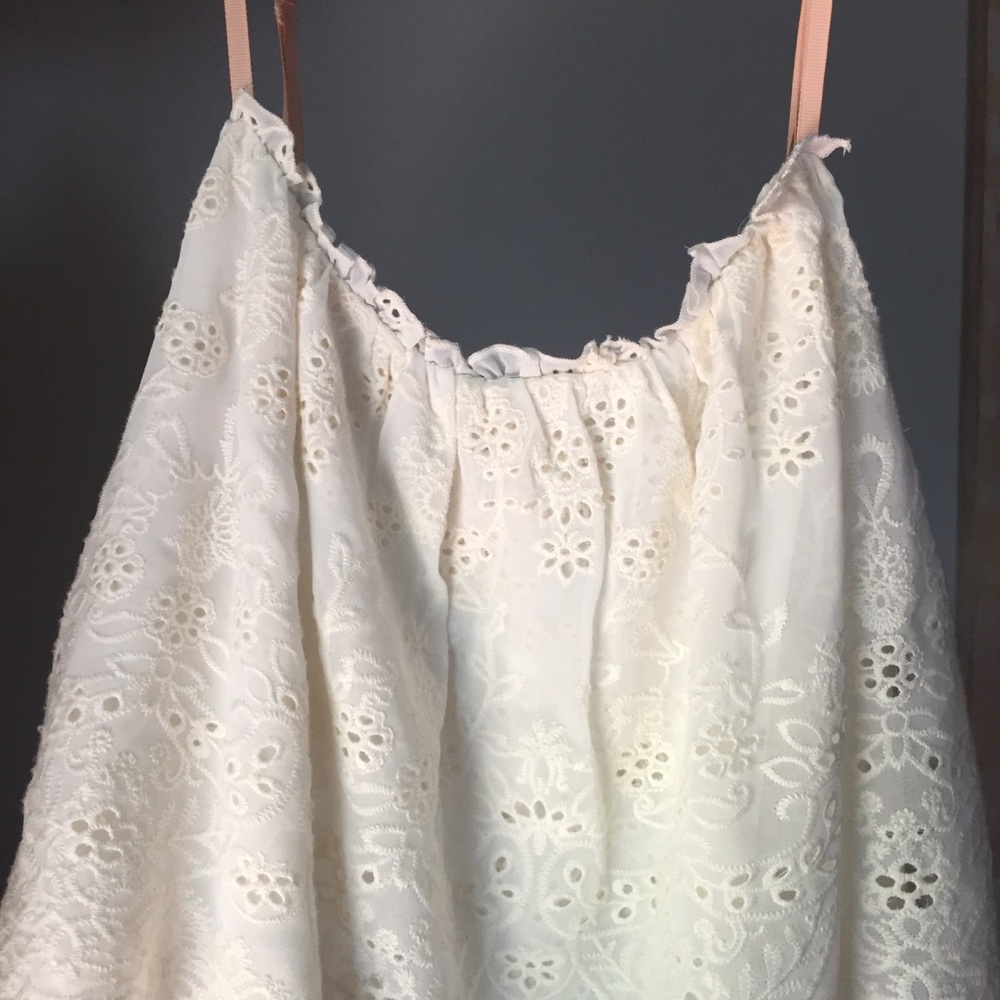 Kimichi Blue eyelet romper